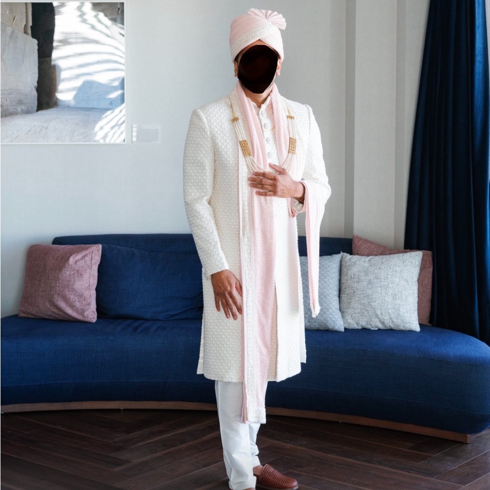Indian Groom Sherwani Set - Size 38